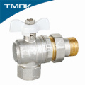 TMOK forjó al por mayor la válvula de bola de cobre del uso industrial o familiar más vendida para el gas